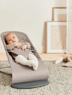 BABY BJÖRN BabyBjörn - Sitteri Balance Bliss - Cotton Sand Grey