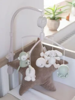 BABY´S ONLY - mobile pinnasänkyyn Animals laurel green/warm linen