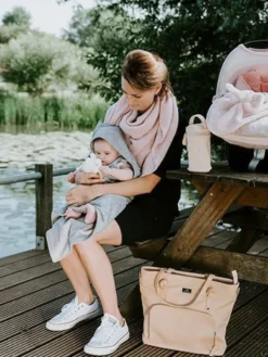 BABY´S ONLY Baby’s Only - rengashelistin norsu - rosa