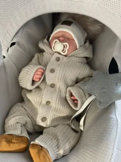 Baby's Only - Soul Dungarees neulehaalari vauvalle, Warm Linen