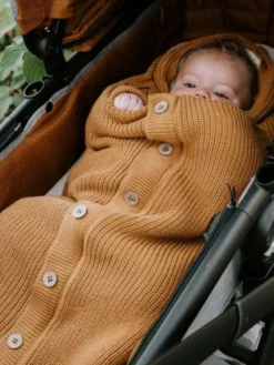 BABY´S ONLY Baby’s Only vauvan teddymakuupussi vaunuihin, Caramel