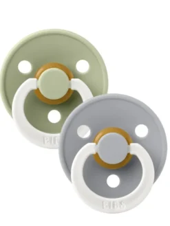 BIBS - Night vauvan yötutti 2-PACK 0-18kk - Sage / Cloud