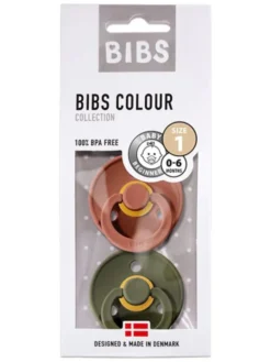 BIBS - vauvan tutti 2-PACK 0-18kk - Woodchuck / Hunter Green