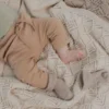 BIBS tutit BIBS - Wavy vauvan torkkupeitto, vaalea beige