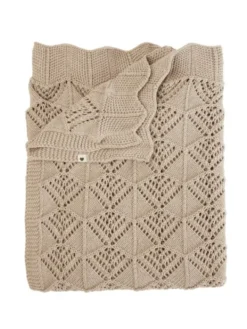 BIBS tutit BIBS - Wavy vauvan torkkupeitto, tumma beige