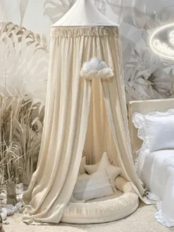 COTTON & SWEETS Boho Twist Canopy Maxi sänkykatos 70, Natural