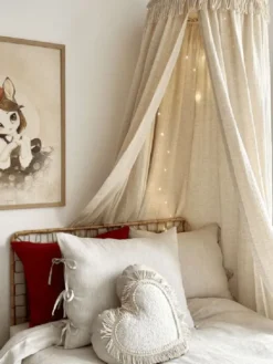 COTTON & SWEETS Boho Twist Canopy sänkykatos 50, Natural