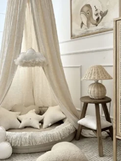 COTTON & SWEETS Boho Twist Canopy sänkykatos 50, Natural