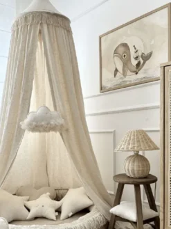 COTTON & SWEETS Boho Twist Canopy sänkykatos 50, Natural