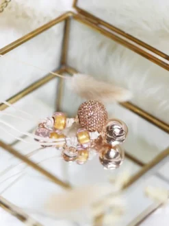PROUD MAMA Bolakoru äidille, Bling kristalli valkoinen |