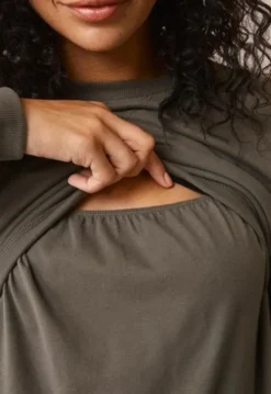 Boob Deign - ietycoege B-Warer weathirt Oive eaf