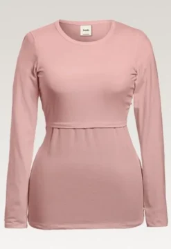 Boob Design - imetyspaita pitkähihainen Classic, mauve