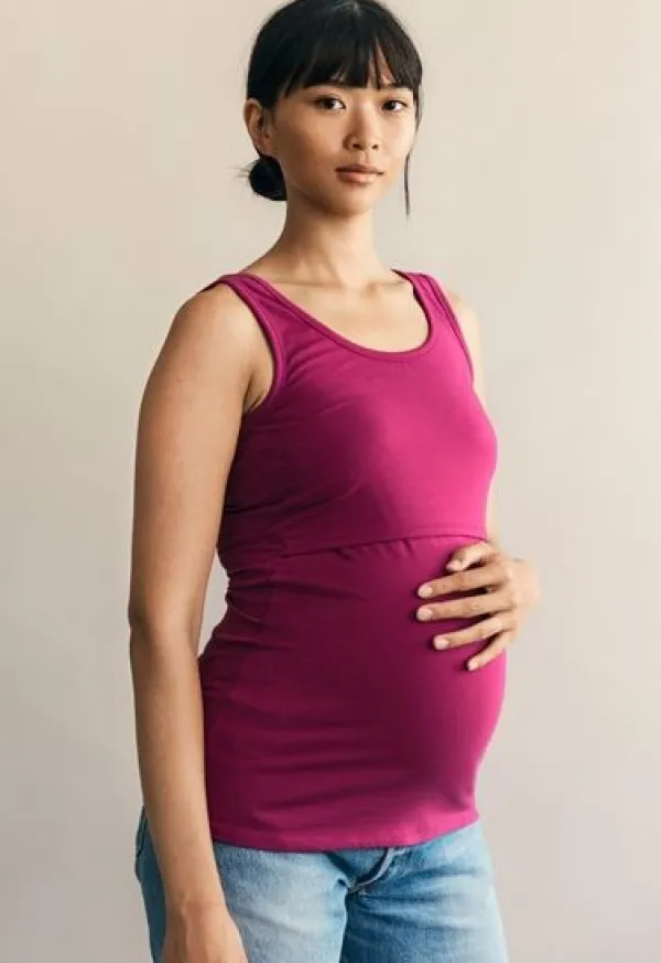 Boob Deign - ietytoppi Caic Tank Top, dark orchid