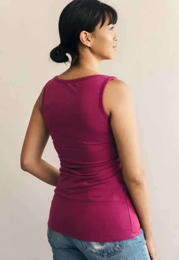 Boob Deign - ietytoppi Caic Tank Top, dark orchid
