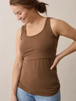 Boob Deign - imetytoppi Claic Tank Top Hazelnut