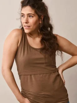 Boob Deign - imetytoppi Claic Tank Top Hazelnut