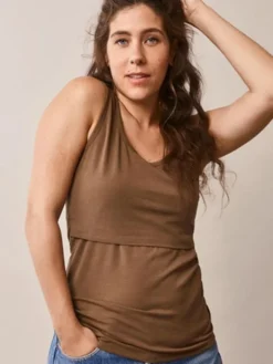 Boob Deign - imetytoppi Claic Tank Top Hazelnut