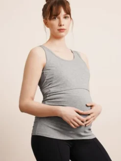 Boob Deign - ietytoppi Caic Tank Top Grey eange