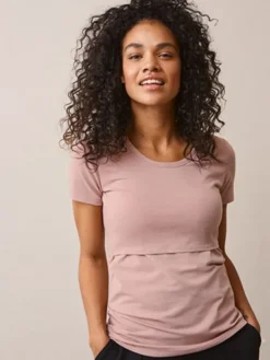 Boob Design - imetys T-paita Classic Mauve