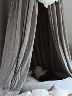 COTTON & SWEETS Canopy Soft sänkykatos 50, dark beige