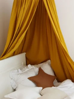 COTTON & SWEETS Canopy Soft sänkykatos 50, mustard