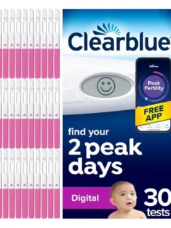 Clearblue Ovulaatiotesti Digital 30 kpl – Erittäin tarkka digitaalinen ovulaatiotesti