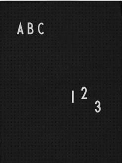 DESIGN LETTERS - kirjaimet ja numerot, valkoinen