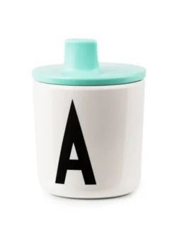 DESIGN LETTERS nokka / kansi mukiin - turquoise