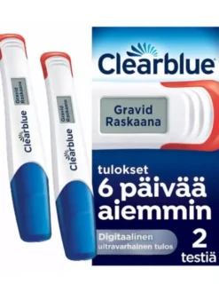 Digital Ultra Early Raskaustesti Clearblue - 2 kpl