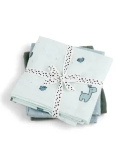 Done by deer - harsoliina 3-pack 70x70 - Lalee blue