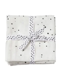Done by deer - harsoliina 2-pack 70x70 - Dreamy dots white