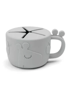Done by deer - Peekoboo Snack Cup - Raffi Grey