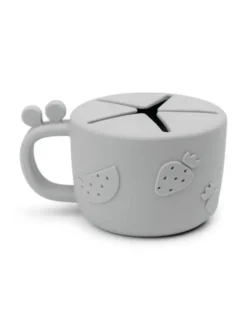 Done by deer - Peekoboo Snack Cup - Raffi Grey