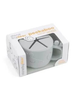 Done by deer - Peekoboo Snack Cup - Raffi Grey
