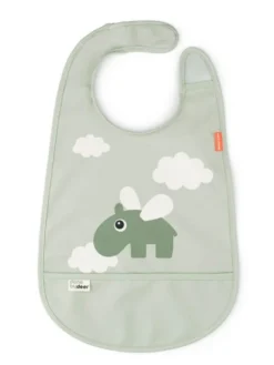Done by deer - Ruokalappu - Happy clouds, green