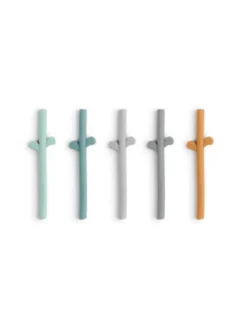 Done by deer - silikoniset pillit 5-PACK - Blue Mix