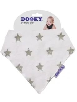 Dooky - vauvan kuolalappu, silver star