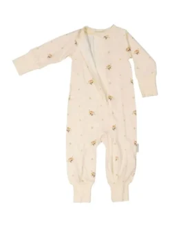GEGGAMOJA Bamboo vauvan yöpuku Long ear beige