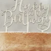 GINGER RAY Happy Birthday! puinen kakunkoriste