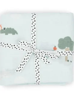 Done by deer Iso kapaloliina 120x120 Playground Blue -