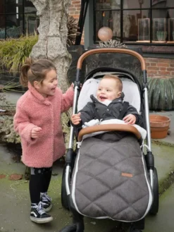 BABY´S ONLY Iso lämpöpussi rattaisiin | Baby’s Only (Rock antrasiitti)