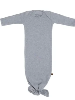 BABY´S ONLY Knotted gown yöpuku vastasyntyneelle, harmaa