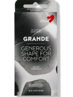 RFSU Kondomi Grande 10 kpl, tilavampi malli