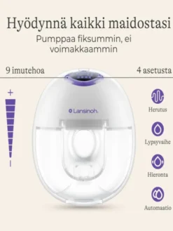 LANSINOH puettava rintapumppu Double