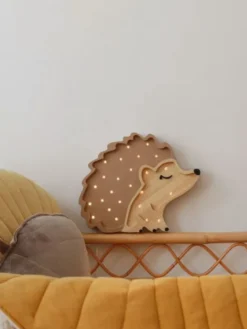 LITTLE LIGHTS Yövalo, Hedgehog Autumn Brown
