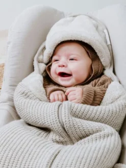 BABY´S ONLY Lämpöpussi turvakaukaloon / vaunuihin, Hope ecru