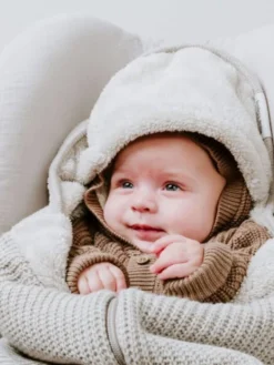 BABY´S ONLY Lämpöpussi turvakaukaloon / vaunuihin, Hope ecru
