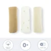 DOOMOO Luomupuuvillainen harso 3-Pack, cream |
