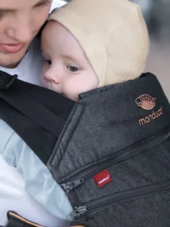 MANDUCA XT - kantoreppu vastasyntyneestä leikki-ikäiseen, denimblack