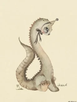 MRS MIGHETTO - Dear Dino juliste 30x40